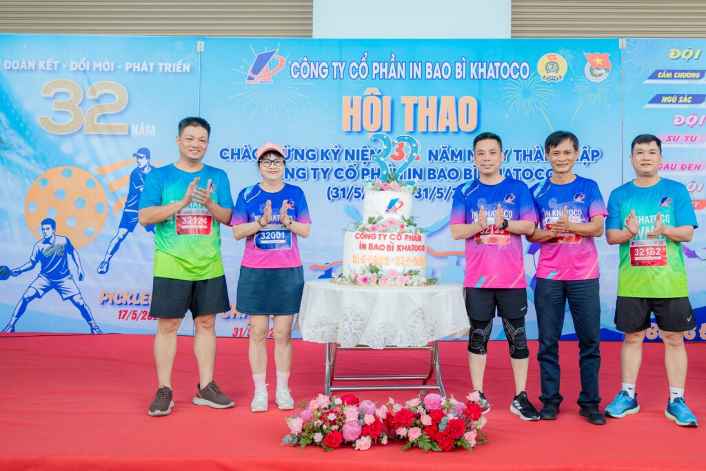 HỘI THAO CHÀO MỪNG KỶ NIỆM 32 NĂM THÀNH LẬP CÔNG TY CỔ PHẦN IN BAO BÌ KHATOCO (31/5/1993 – 31/5/2025)